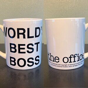 The Office WORLD’S GREATEST BOSS Coffee Mug ~ Dunder Mifflin Paper Company